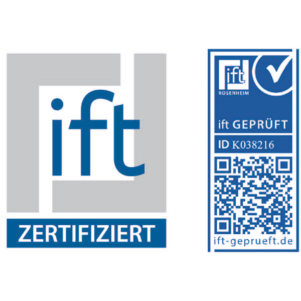 Logo Prüfinstitut für Fenstertechnik Rosenheim (ift)